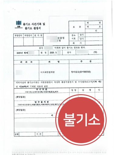 개인채권추심 | 이자제한법 위반으로 고소당한 의뢰인 도와 불기소 처분